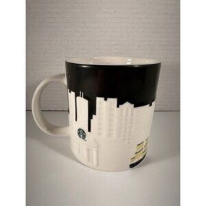 Starbucks Mug Cup Boston City Skyline 3D Relief Coffee Tea 2012 Collector Series